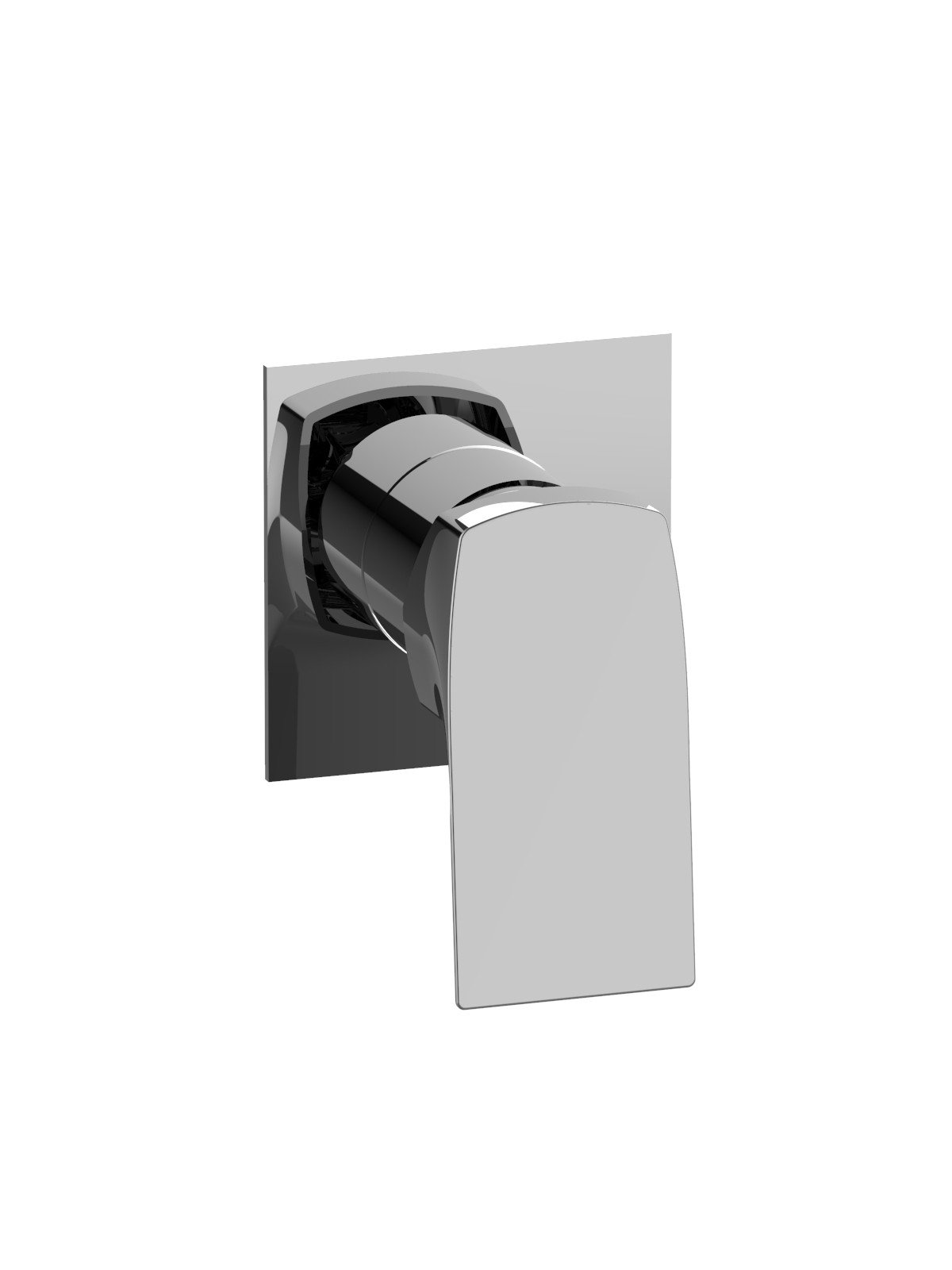 External part built-in 1 way single lever mixer