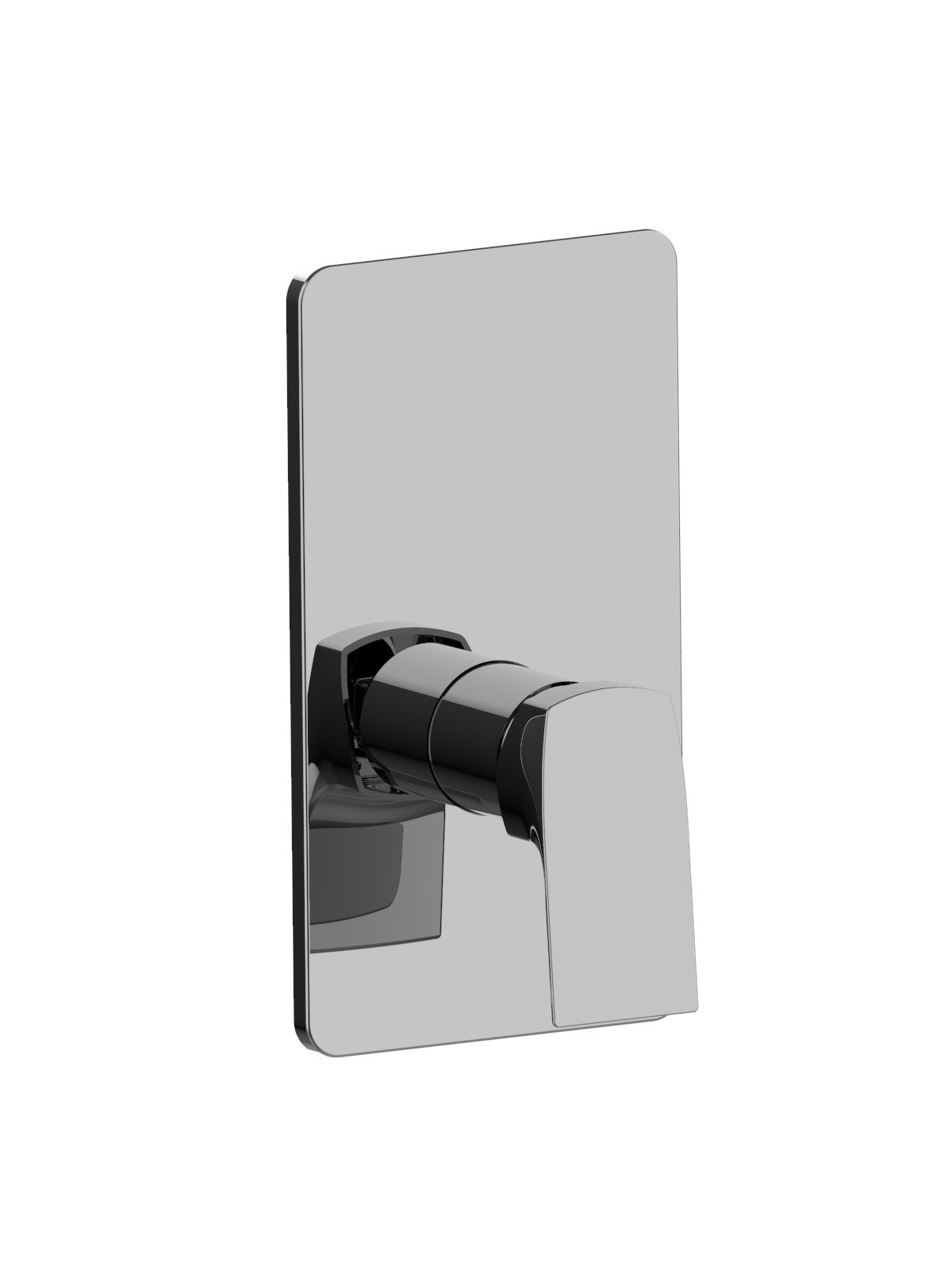 External visible components 1-way built-in mixer, ABS plate