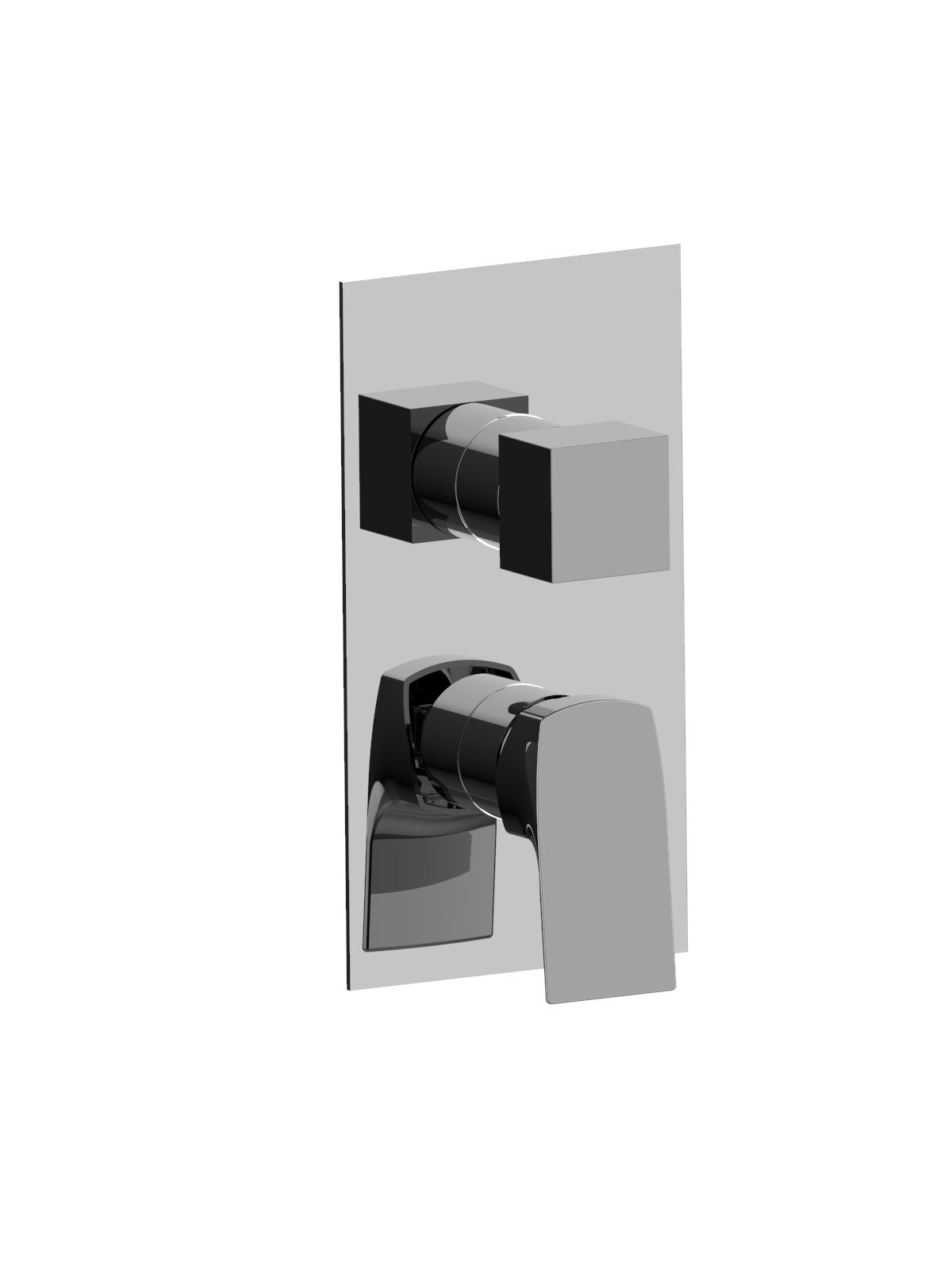 External visible components 3 way built-in mixer