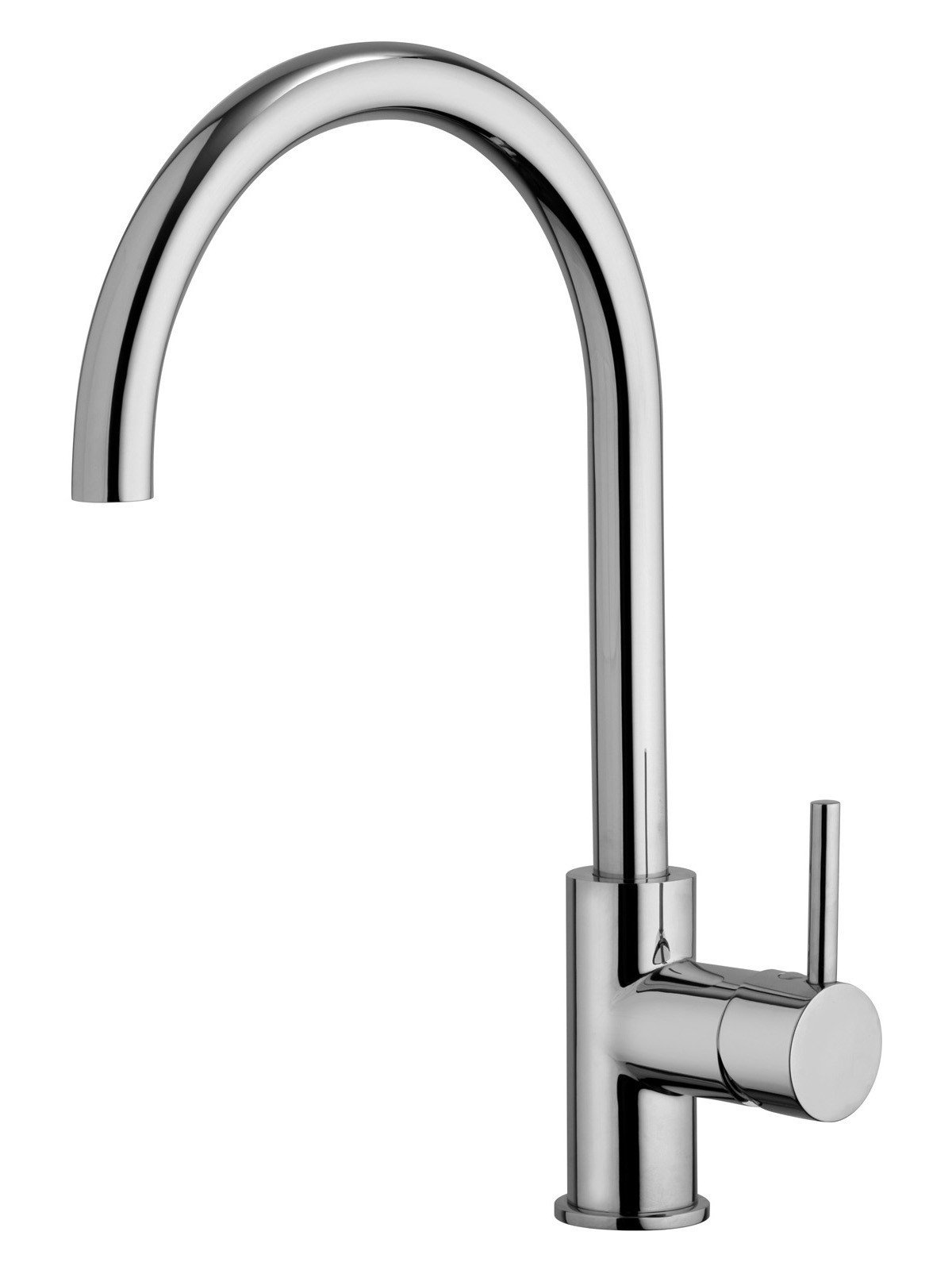 Single-lever sink mixer, swivel spout