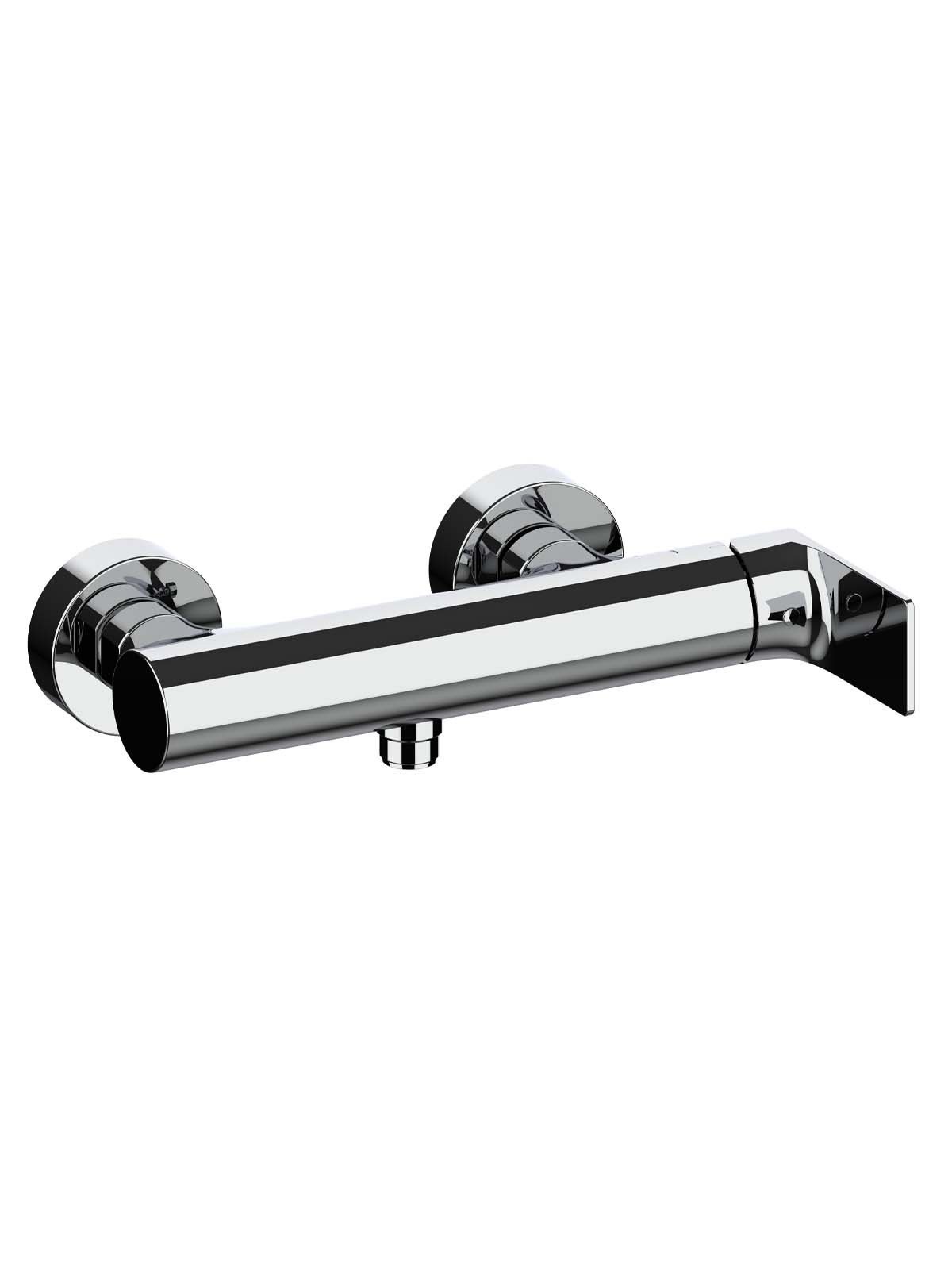 External single-lever shower mixer with 1/2p lower connection