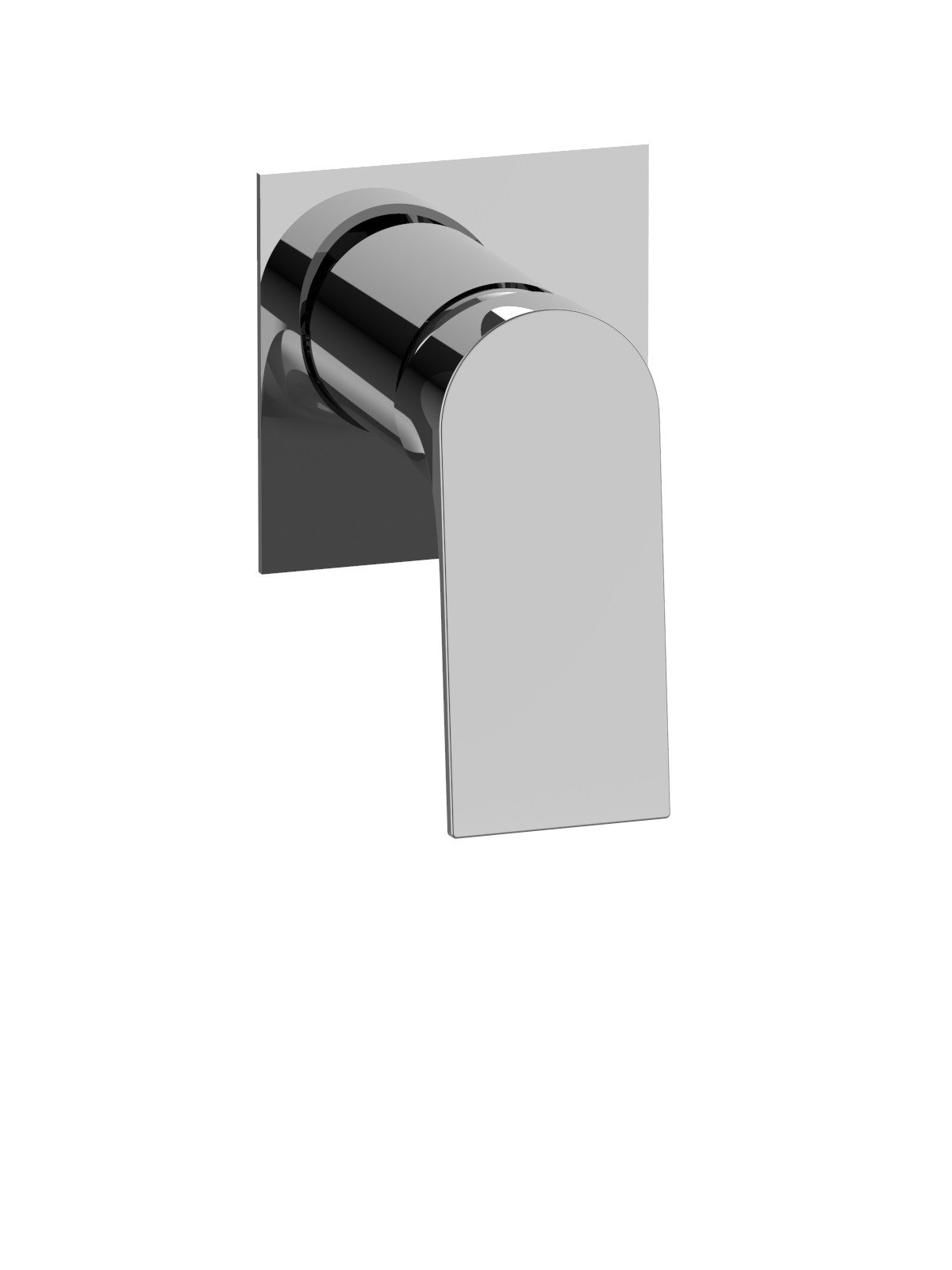 External visible components free standing bath mixer