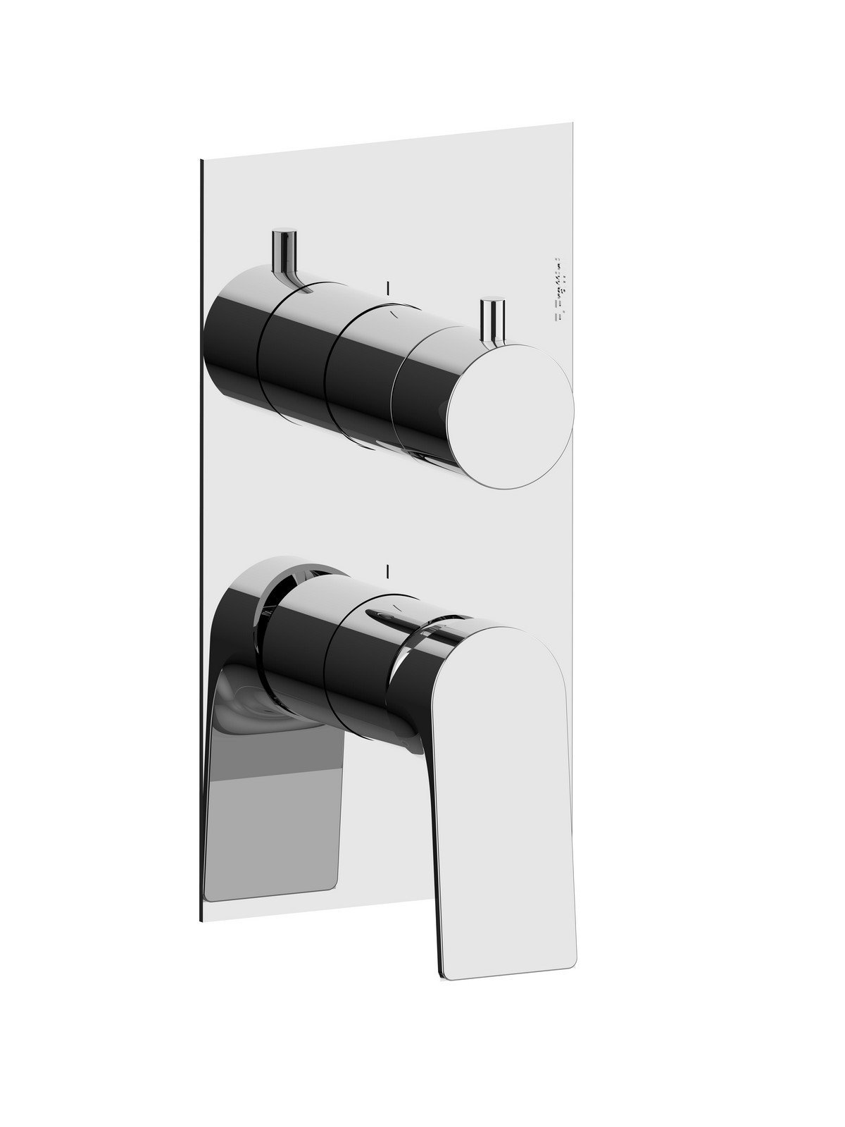 External visible components 2 way built-in mixer with diverter