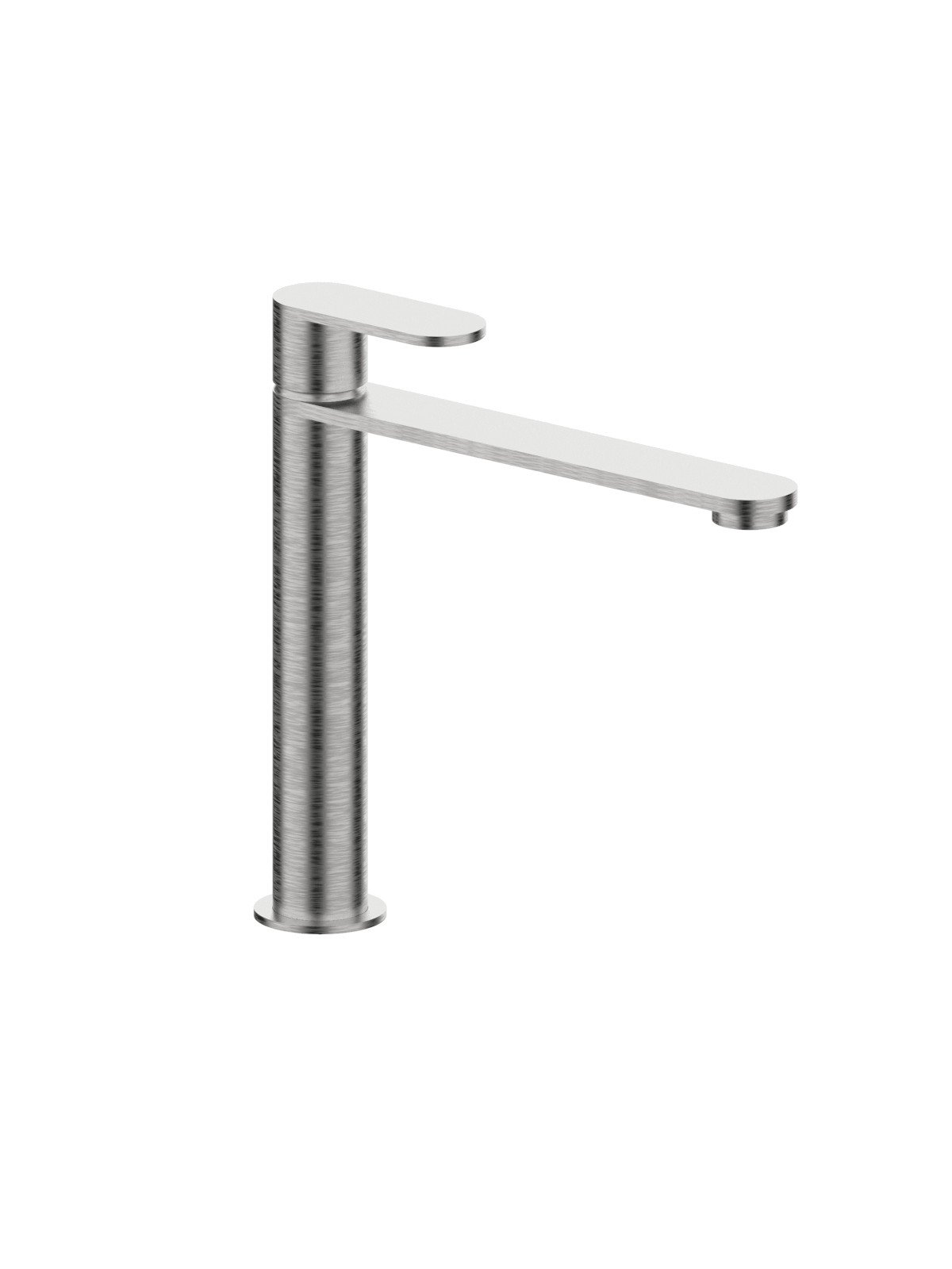 Medium version single-lever washbasin mixer without waste