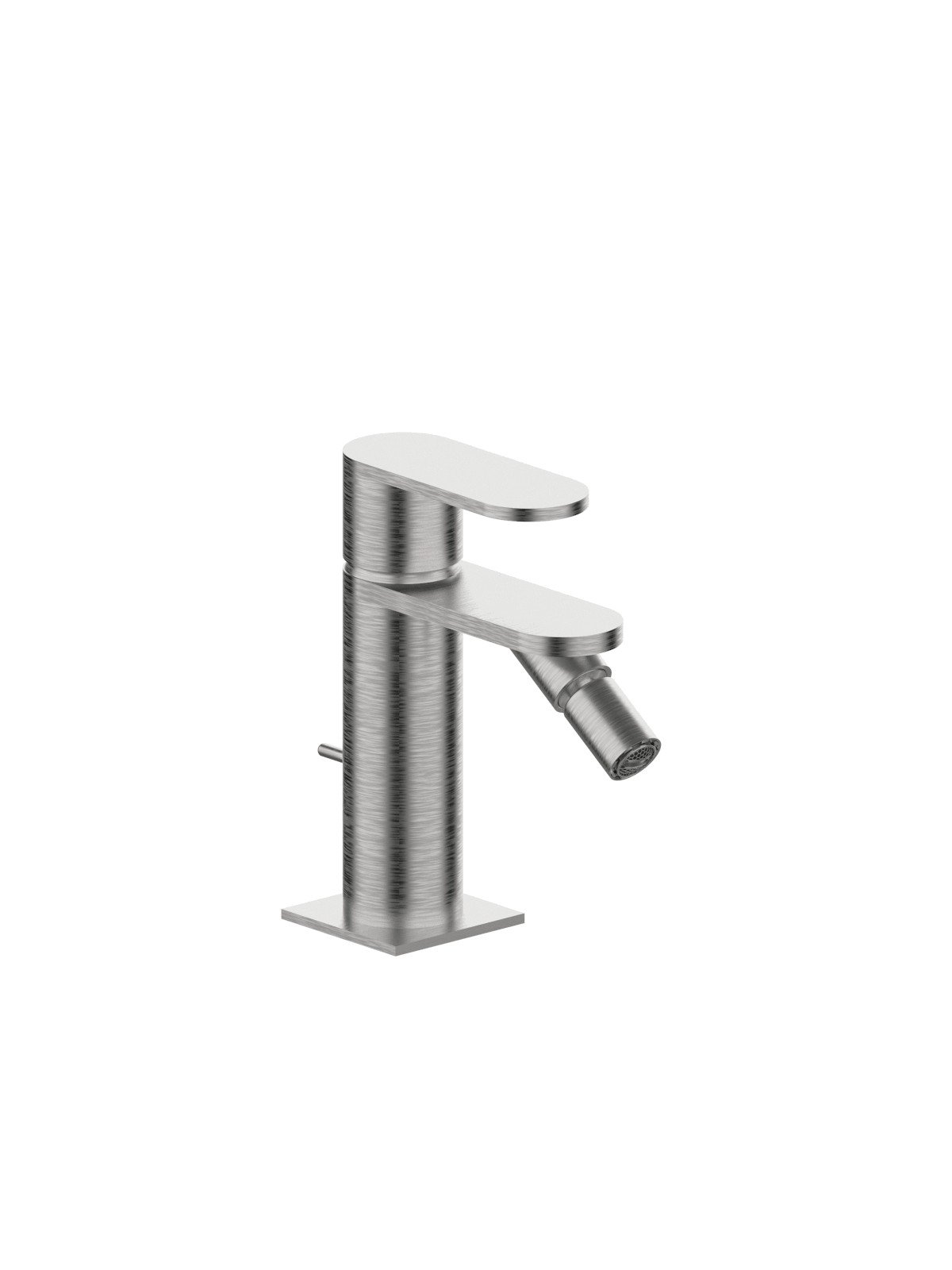 Single-lever bidet mixer with pop-up waste