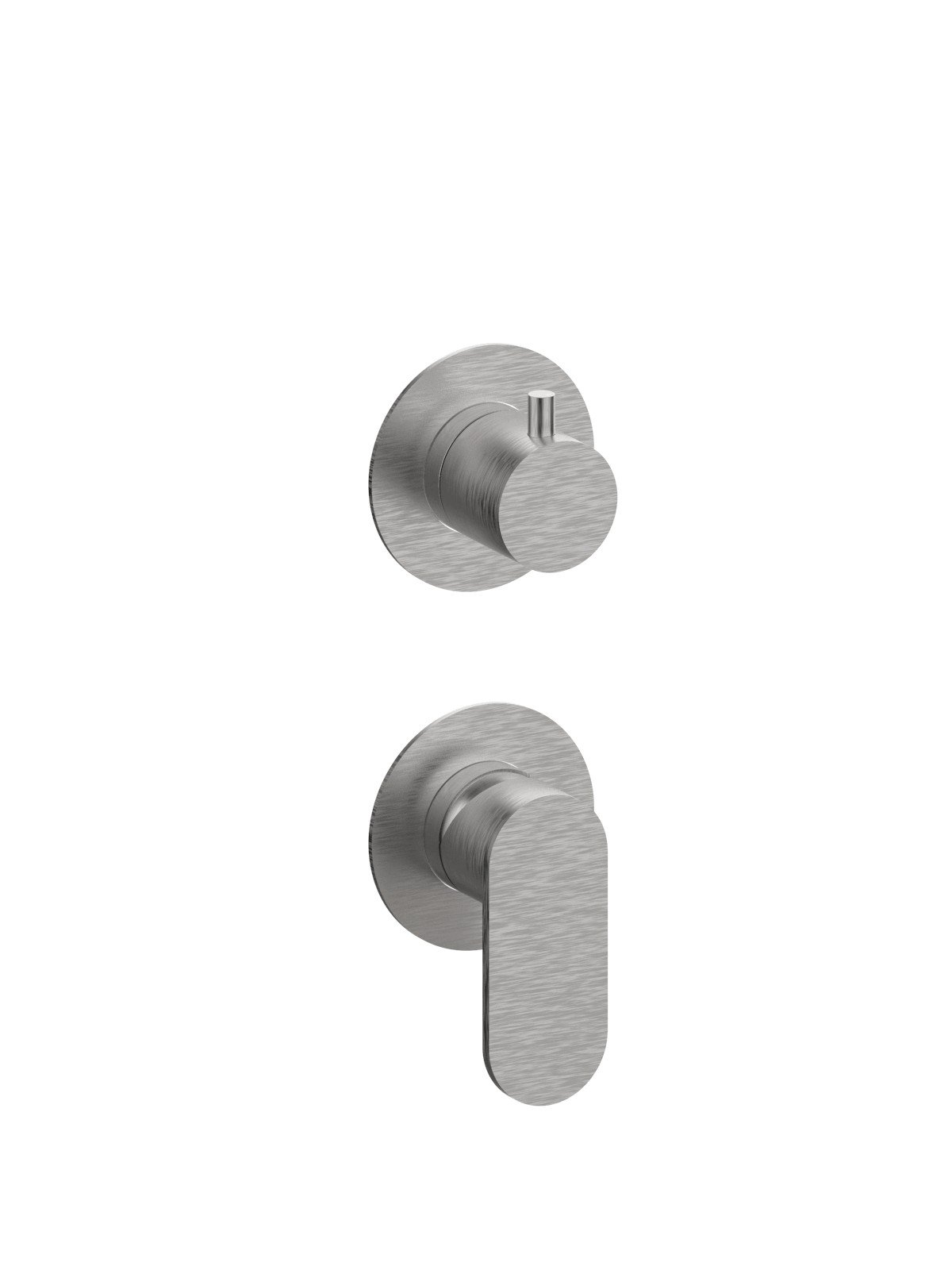External visible components 2 way built-in mixer with ceramic di