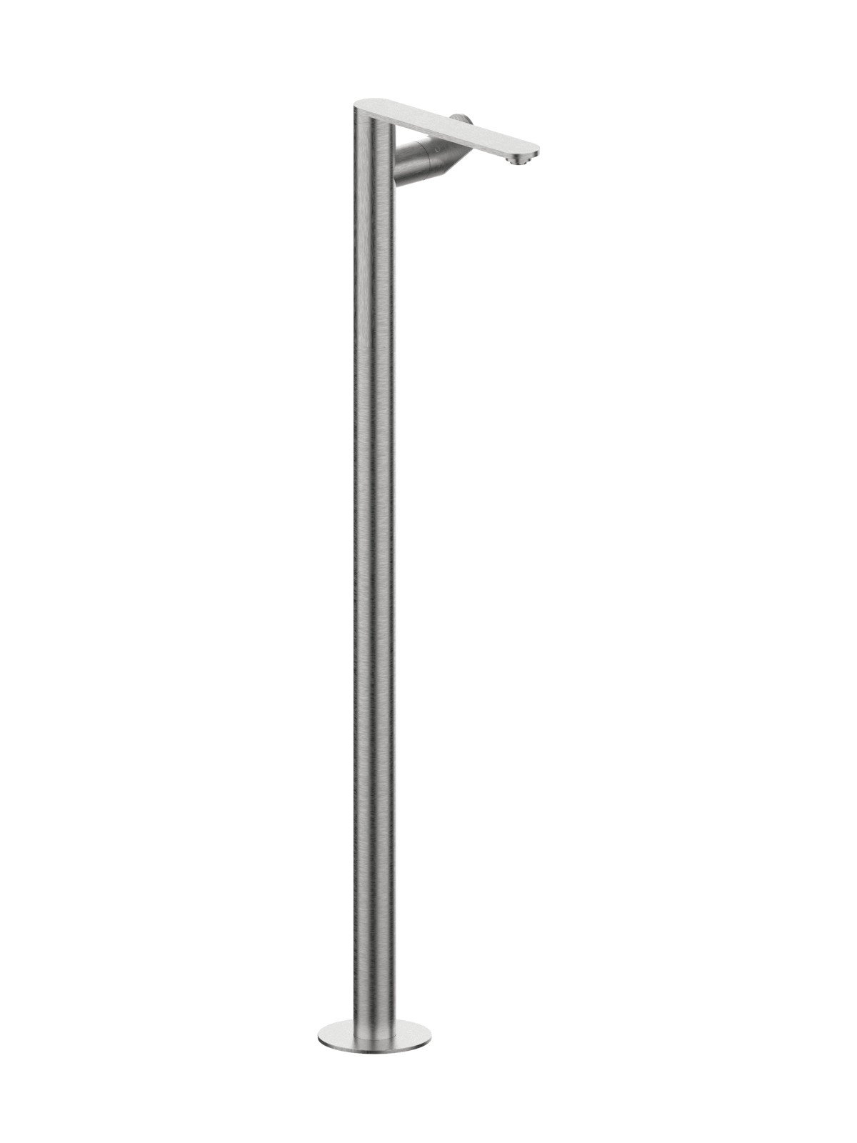 External visible components free standing basin mixer