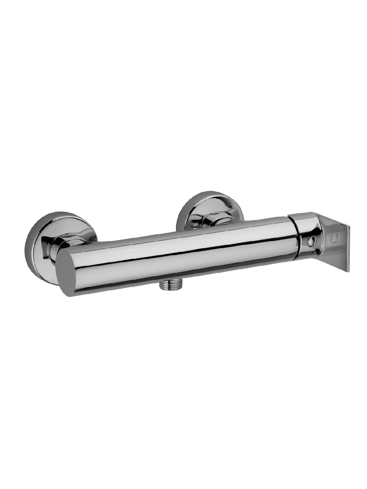 External single-lever shower mixer with upper connection