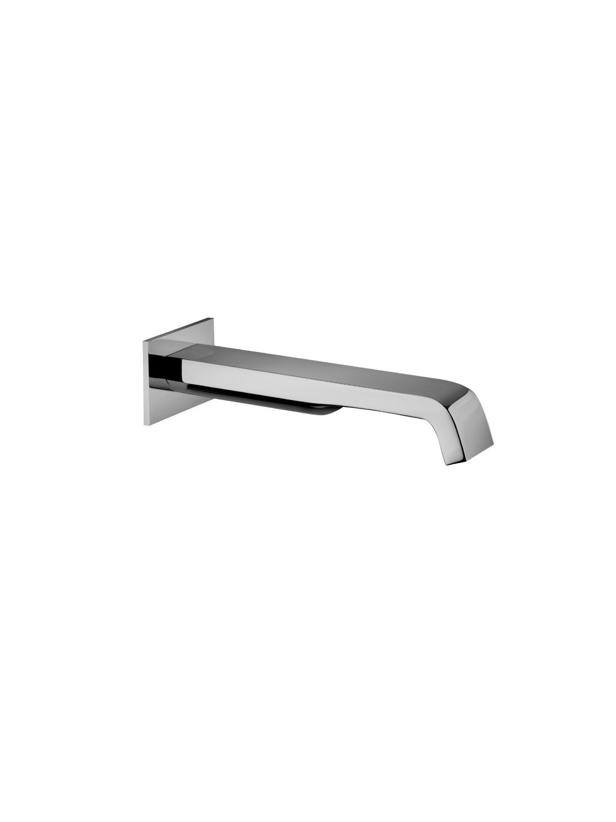 Wall-mounted spout for bath mixer