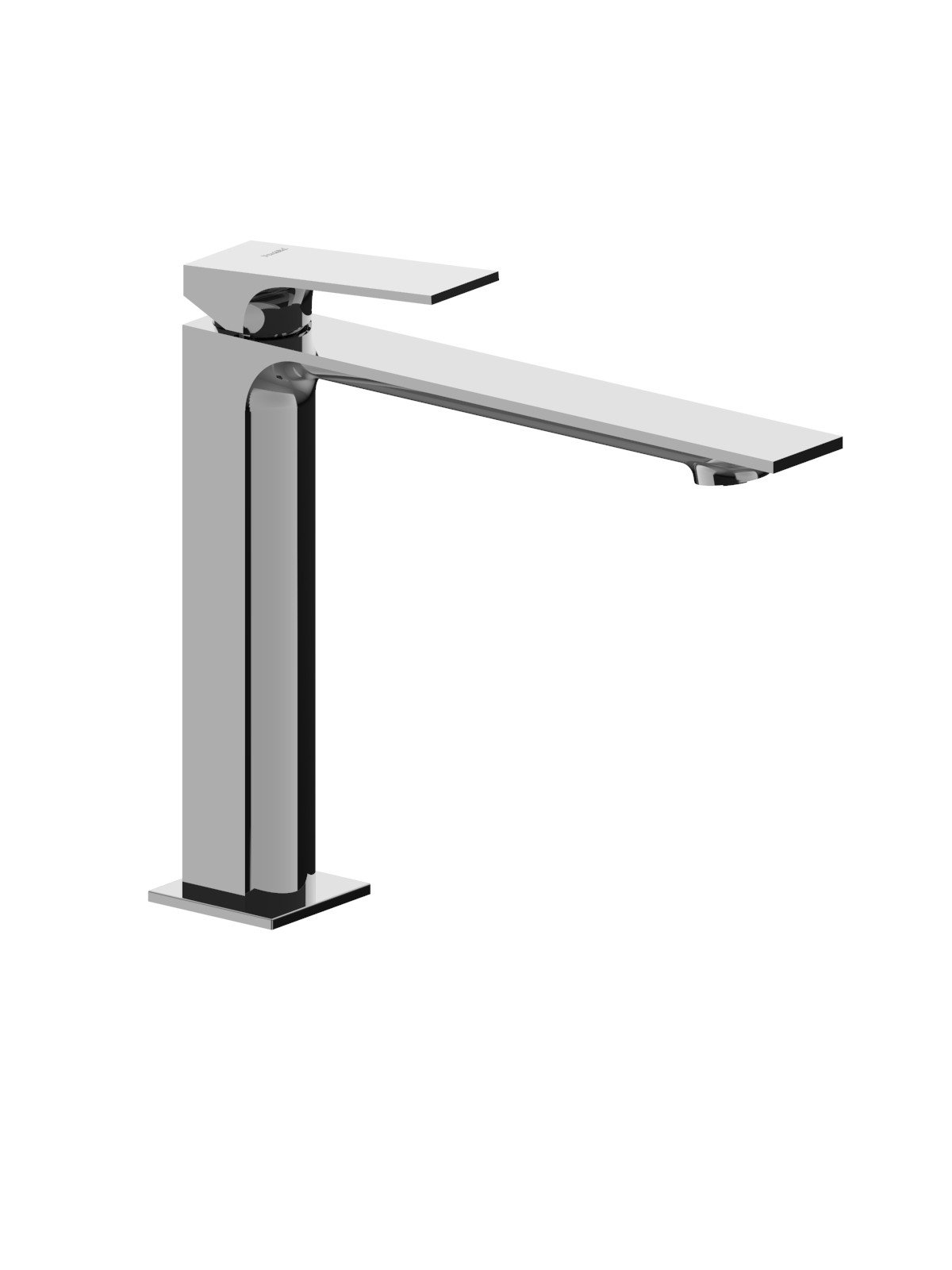 Medium version single-lever washbasin mixer without waste