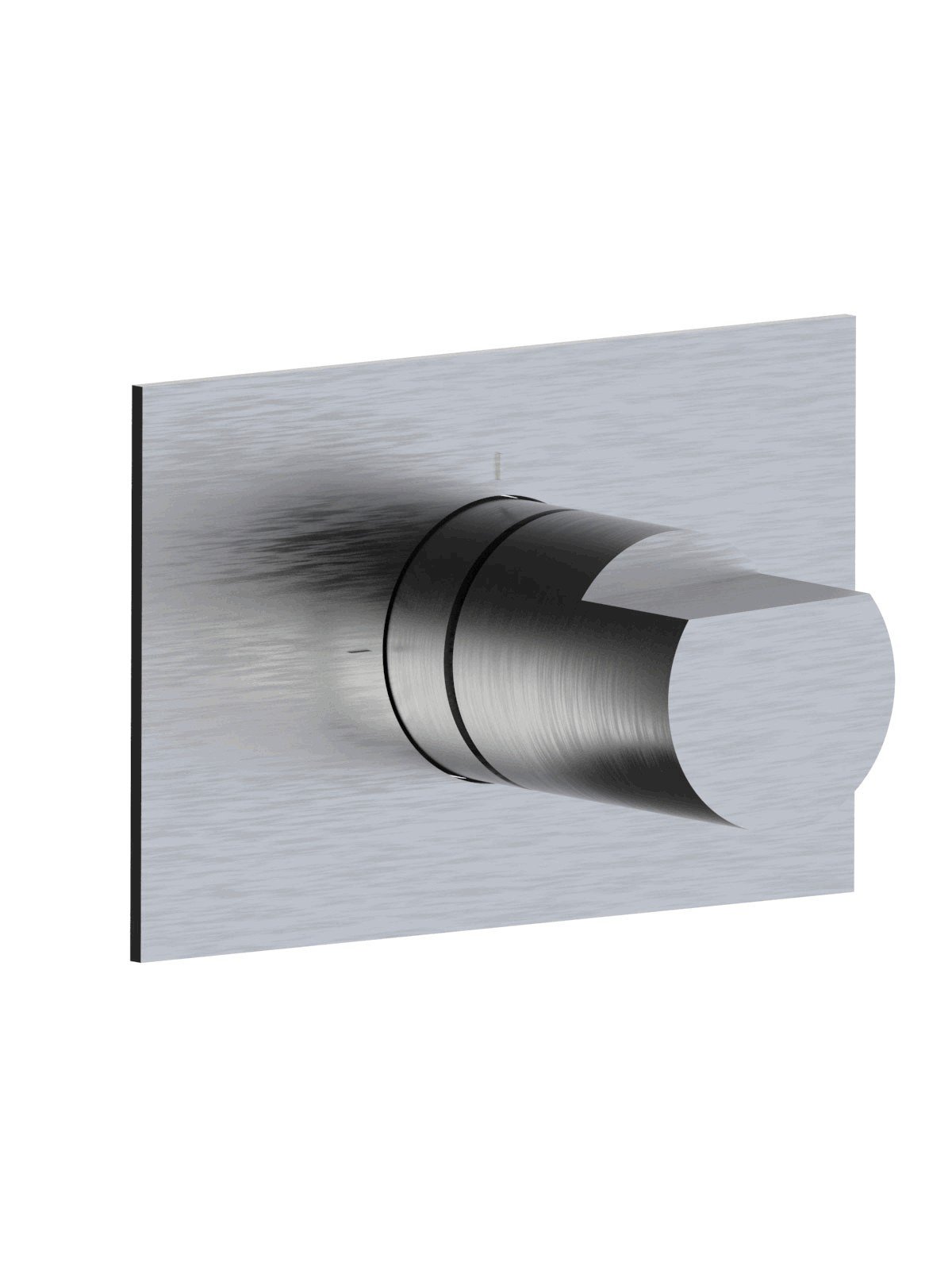 Stainless steel built-in straight valves (pair)