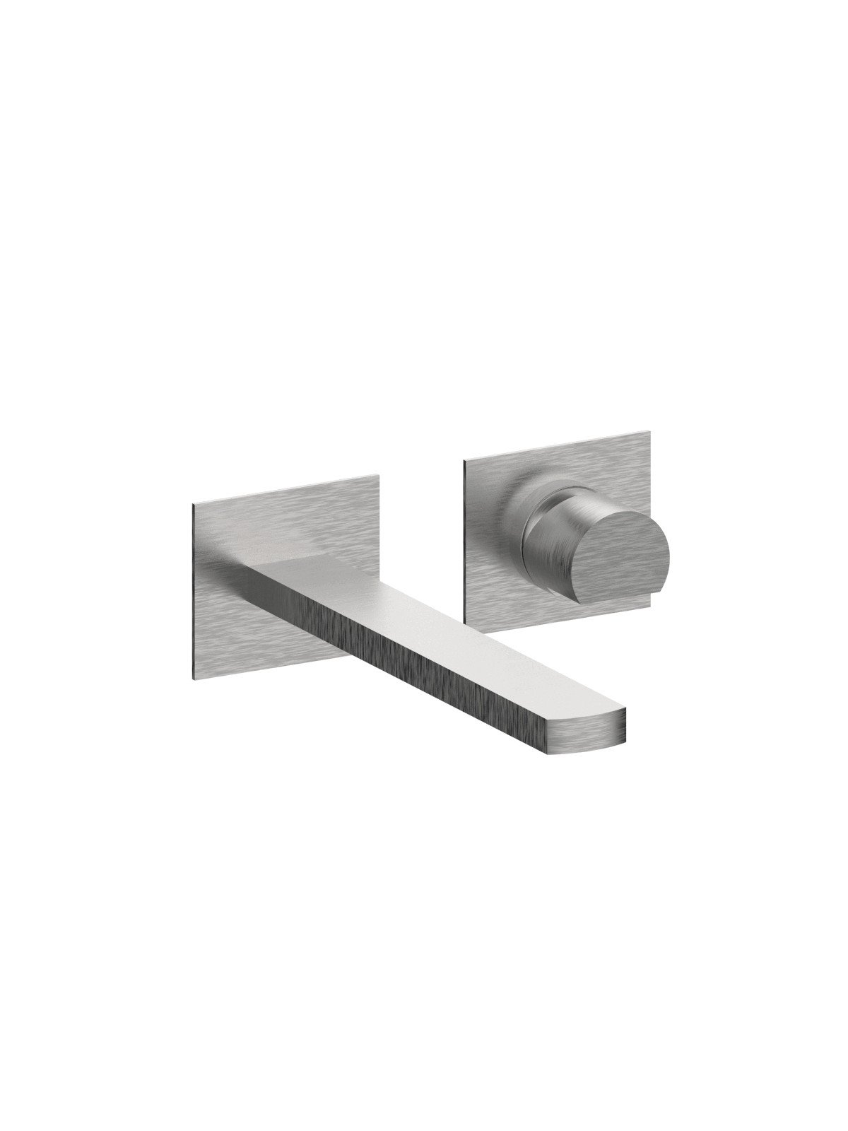 External visible components built-in washbasin mixer without pop