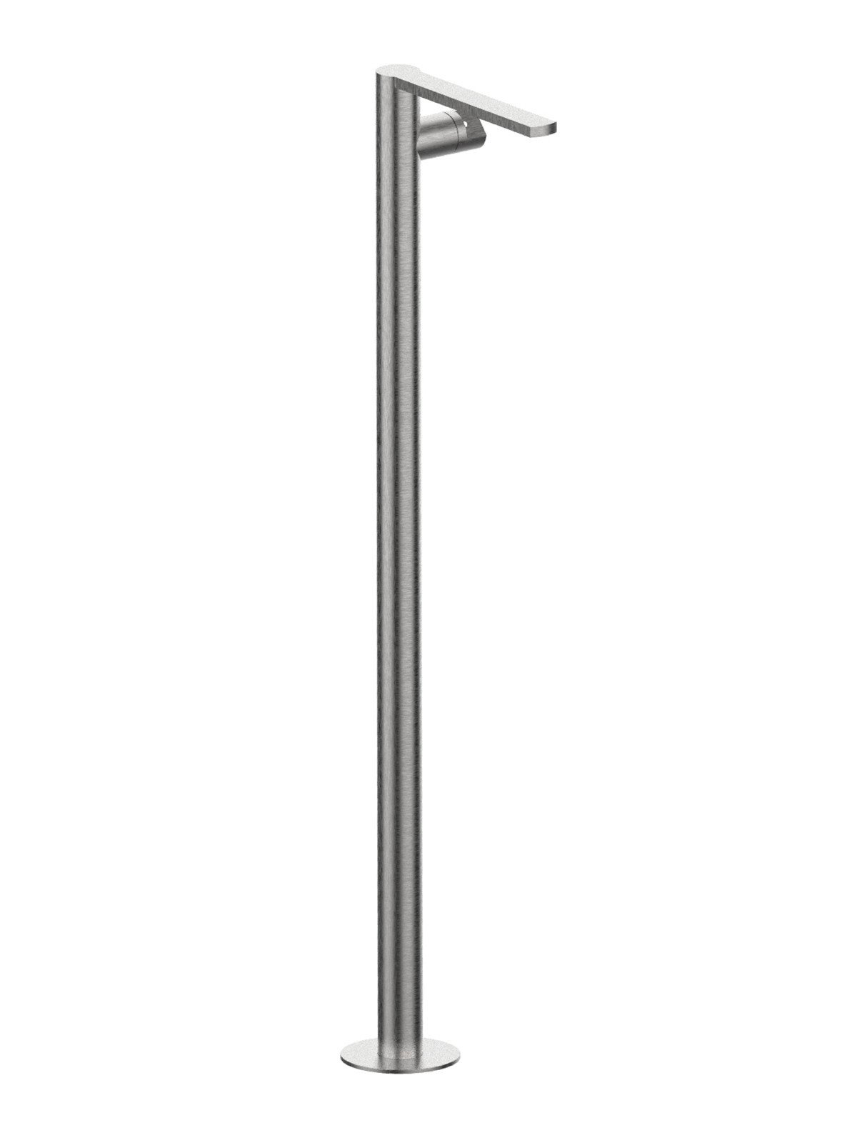External visible components free standing basin mixer