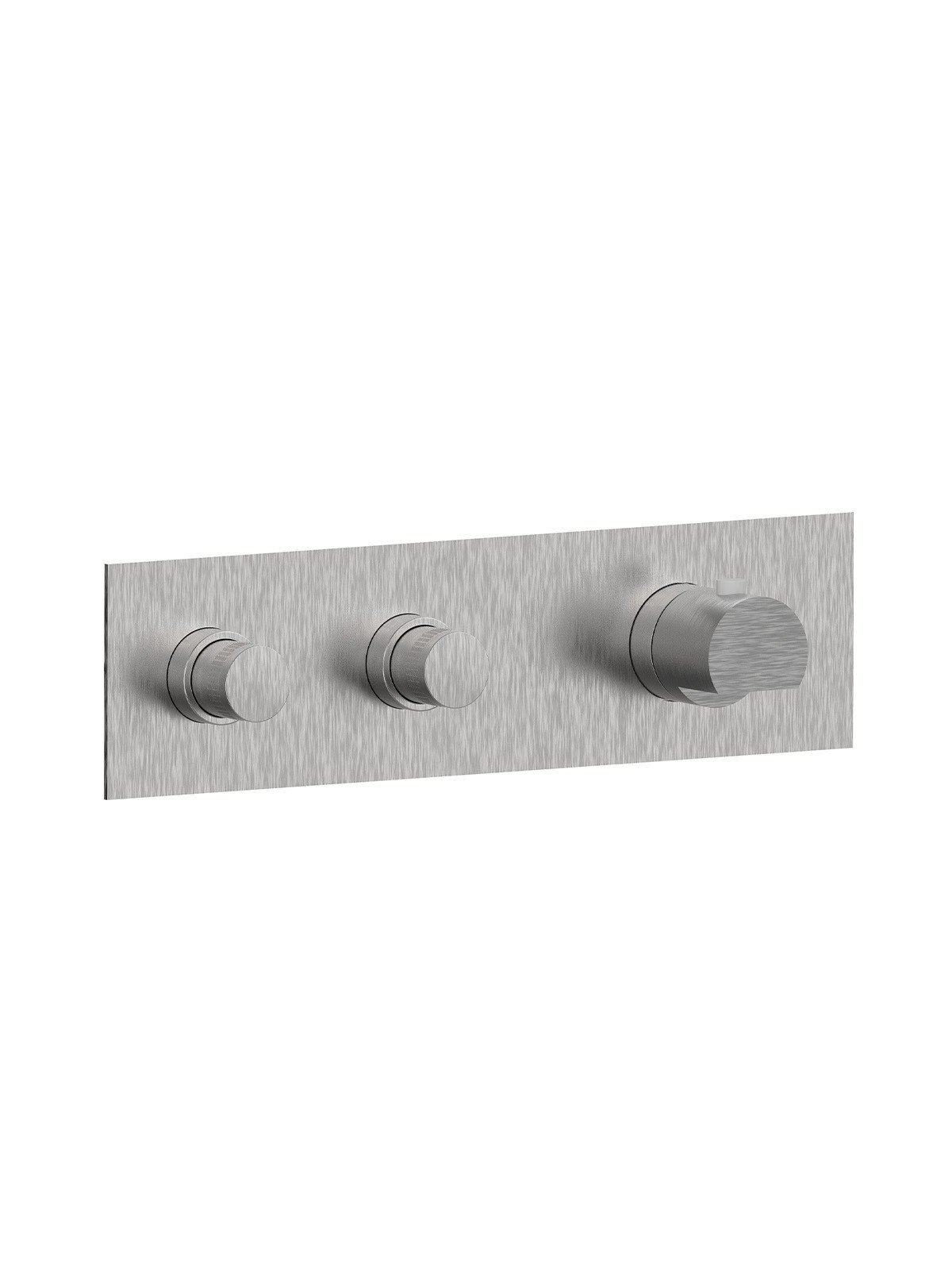 External visible components 2-way thermostatic built-in mixer wi