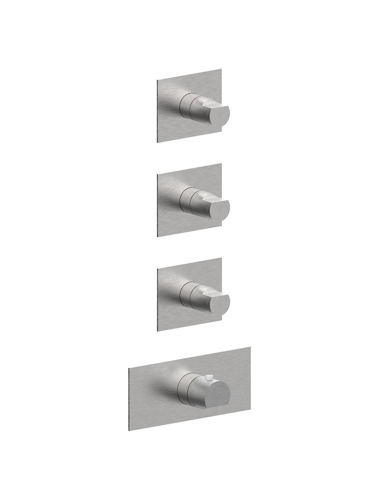 External components 3-way thermostatic built-in shower manifold