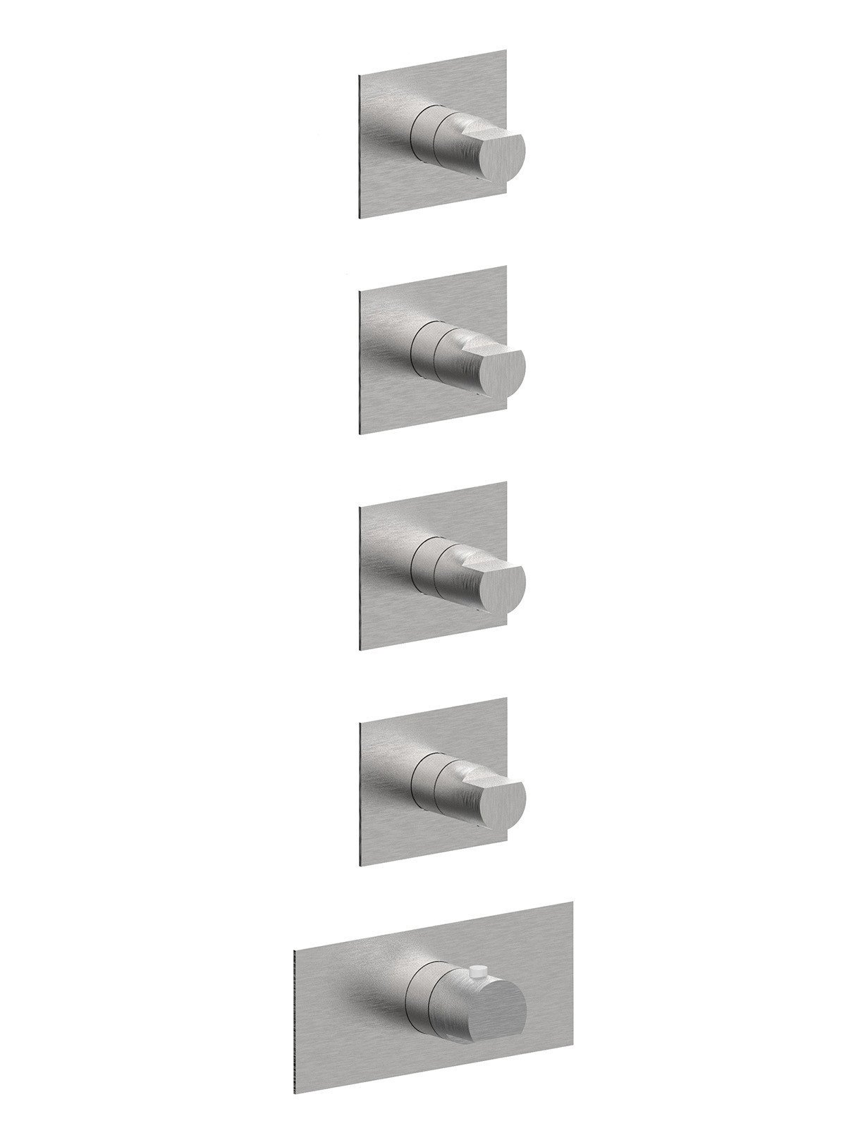 External components 4-way thermostatic built-in shower manifold