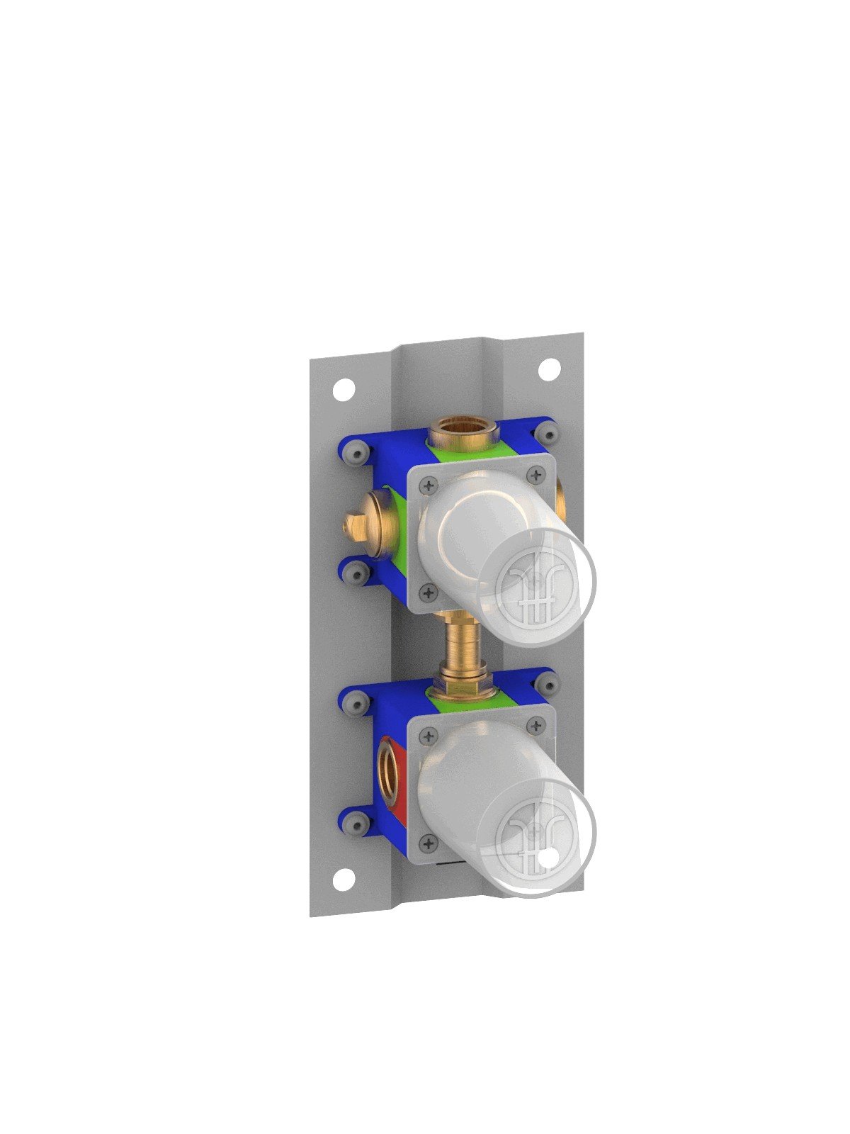 Universal built-in box shower mixer, Ø35 cartridge