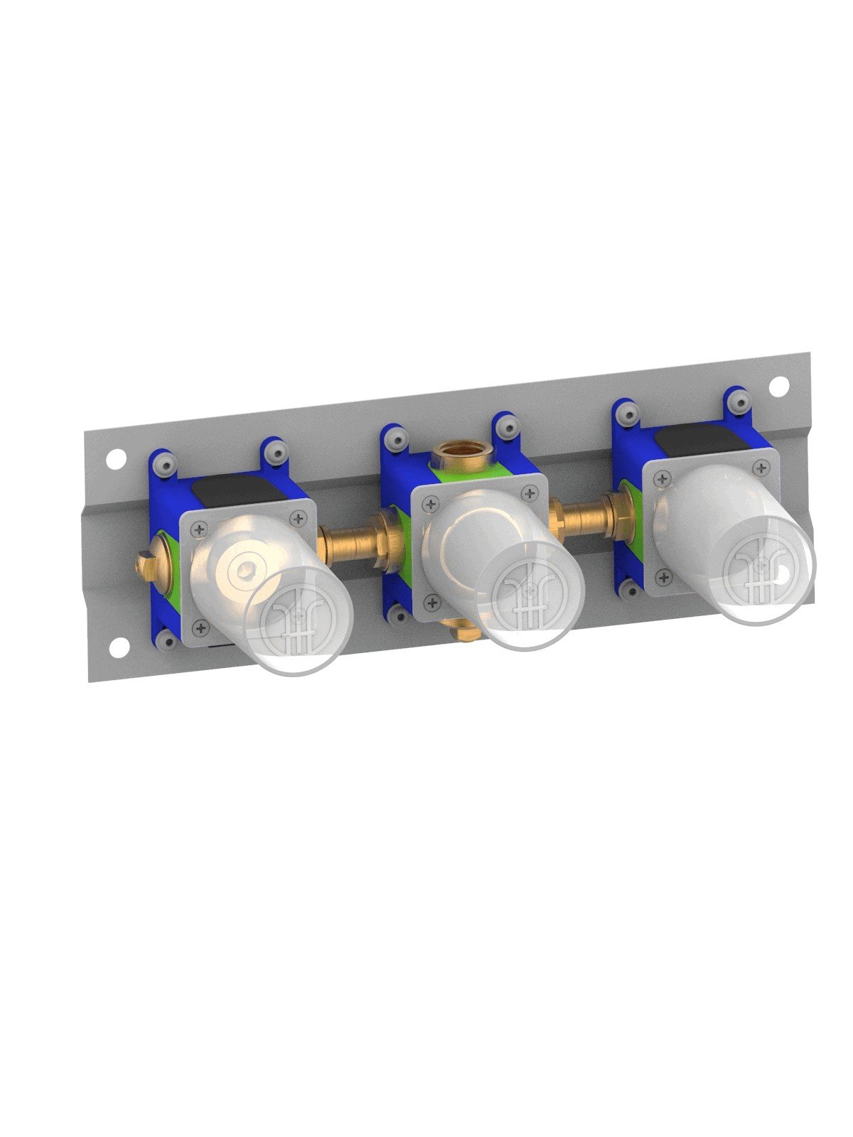 Universal built-in box bath/shower mixer, Ø35 cartridge